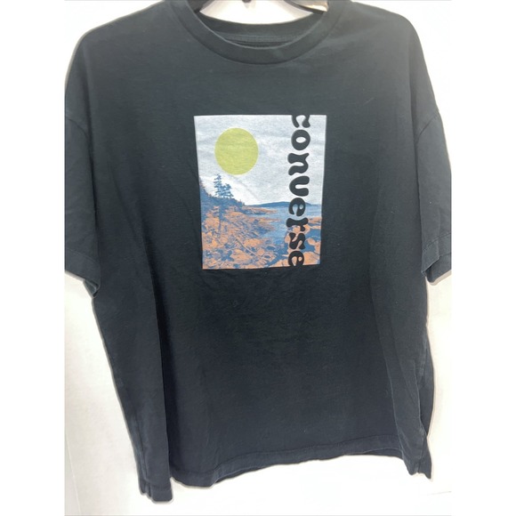 Converse Other - Converse Shirt Men's Medium Black Short Sleeve T Shirt
